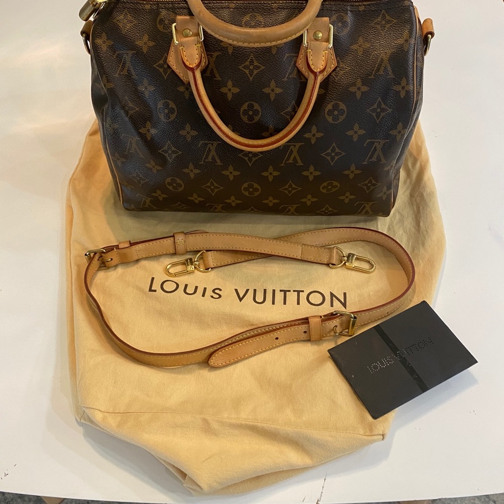 LOUIS VUITTON SPEEDY 30 BANDOLIER in Monogram